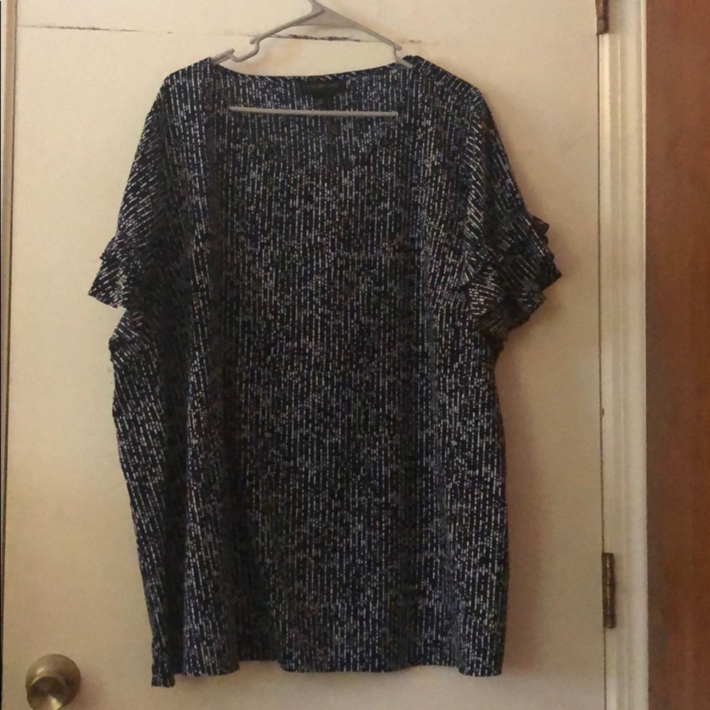 Lane Bryant- Flutter sleeve tee